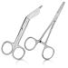 May - Set - 1x first aid scissors 14.5 cm - stainless steel + 1x clamp with straight end 13 cm - stainless steel