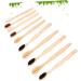 Minkissy 10-Piece Bamboo Travel Toothbrush Set - Eco-Friendly Disposable Toothbrushes for Hotel & Travel Hygiene Accessories - Buy Online on GoSupps.com