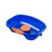 Portable Bedside Shampoo Basin with Head Cushion & Hose - Ideal for Bedridden Patients - Buy Online on GoSupps.com
