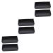 Alipis 6 Pcs Living Bottom Baking Mold Aluminum Bread Baking Pan Bread Baking Mold False Bottom Bakeware 11.5X6.2X2CMx3pcs Black 1x3pcs