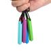 Caula Chain Set - Food-Safe Silicone for Oral Exercises | Red Purple Green Blue & Sky Blue | Ideal for Autism ADHD & SPD | Easy to Clean - Buy Online on GoSupps.com