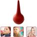 Lurrose Ear Bulb Syringe Rubber Nose Mucus Sucker Red - 6pcs Ear Cleaning Tool - Buy Online on GoSupps.com