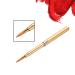 Androxeda Lip Brush - Portable Lip Applicator with Cap | Professional Makeup Tool for Lipstick & Lip Gloss | Natural Synthetic Bristles | Available in Blue Pink Gold Purple - Buy Online on GoSupps.com