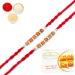 Ghasitaram Gifts Rakhi for Brother Rakhis Online - Set of 2-Nbh204 Rakhis with 400 GMS of Besan Barfi Rakhi Set with 400 gms of Besan Barfi