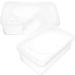 Hoement 6 STK Baby Towels Box | Disposable Wiping Holder for Children's Room | Reusable Travel Towels & Diaper Cloths | Transparent 19.5x12.5cm - Perfect for On-the-Go Parents - Buy Online on GoSupps.com