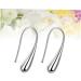 CALLARON 2pcs Gifts for An Anniversary Ladies Earrings Gifts for Her Wife Metallic Earrings Silver Earrings Gift for Wife Girl's Earrings Portable Earrings Simple Accessories Ear Hook Miss Medium Silver - Buy Online on GoSupps.com