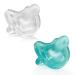 Chicco Physio Soft Pacifier 2-Pack for 0-6 Months | 100% Silicone - White/Blue - Buy Online on GoSupps.com