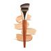 demaxiyad Flat Top Makeup Brush - Wooden Handle Powder Brush Face Makeup Tool Professional Contour Brush for Liquid Cream and Powder
