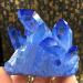 1pcs 70-100g Small Pieces of Natural Blue Crystal Cluster of Raw Degaussing and Cleaning Specimen Collection JIZTGEDM Natural Stones and Minerals