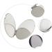 Minkissy Handbag Round Compact Cosmetic Mirror Double-Sided Travel Cosmetic Mirror Bag Hand Mirror Changing Mirror for Money Foldable Carry Bag - Buy Online on GoSupps.com