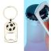 Bottle Opener Keychain Football Beer Soda Bottle Opener Keyring Beverage Bottle Opener Key Ring for Women Men Gift for Christmas Birthday - Buy Online on GoSupps.com