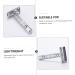 Beaupretty Manual Butterfly Open Safety Razor - Double-Edged Facial & Beard Razor for Men - Premium Metal Shaving Tool - Buy Online on GoSupps.com