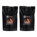 OLE Smokes Coffee | Whole Bean Coffee | Light Roast | Smoked Blend | Blazin Apple | 12 OZ Bag | Pack of 2