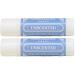 Lip Balm (Pack of 2) - Moisturizing Solution for Dry Chapped Lips - Smooth Soothing Salve of Shea Butter Bees Wax Sweet Almond Oil Vitamin E Pure Essential Oils (Unscented)