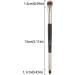 Eyeshadow Brush Small Brush Apply Makeup Brush Flat Blending Applicator Precision Crease Brush For Crease Eye Makeup Eyeliner Gothic Pencil Case One Size Black-a - Buy Online on GoSupps.com