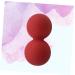 Beavorty Peanut Massage Balls Perfect for Plantar Fasciitis & Full Body Relief | Muscle Roller Foot Massage | Red Yoga Ball for Fitness - Buy Online on GoSupps.com