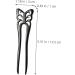 VINTORKY Ebony Hairpin Hair Forks Hair Pins for Thick Hair Chinese Hair Sticks Hair Accessories French Pins Hair Pins for Women Hairpins Hair for Women U Pins Hair Wooden Hair Sticks - Buy Online on GoSupps.com