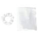 Pack of 2 White Satin Knotted Bow Hair Scrunchies for Women and Girls - Buy Online on GoSupps.com