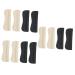 Gatuida 12 Pairs Shoes Feet Pads High Heel Grips Insoles for High Heels Sticky Heel Grips Insoles for Heels Anti-wear Feet Sticker Back Heel Shoe Filler Beige Do Not Follow Men and Women