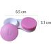 Tujao 12-Part Colored Contact Lens Container Set - Outlet-Safe Mini Lens Cases with Screw Caps for Left & Right Eyes - Perfect for Safe Storage - Buy Online on GoSupps.com