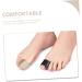 4 Pairs Toe Separator Straightener - Overlapping Bunion Relief & Yoga Thumb Protector - Elastic Splint for Men & Women - Assorted Colors - Buy Online on GoSupps.com