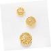 Vintage Spacer Beads- Designed with Unique Hollow Style Make it Chic and Special. Golden 1.2X1.2cm - Buy Online on GoSupps.com