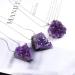 Real Natural Crystal Necklace Raw Amethyst Quartz Purple Crystal Cluster Pendant Stones Specimen Home Decoration Crafts ERDBGRZA - Buy Online on GoSupps.com