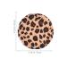 Beaupretty 4pcs Leopard Print Round Puff - Large Flocking Cloth Makeup Powder Puffs for Flawless Application | International Shipping Available - Buy Online on GoSupps.com