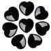 Xiannvxi 5pcs obsidian crystals heart stones love palm bag pocket healing stone gemstones crystal stones meditation natural reiki f-objectidian