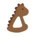Noukie's Teething Ring Dinosaur Ochre Brown