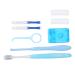 Portable Oral Care Kit for Braces: Interdental Brush Dental Wax Floss & Toothbrush - Travel-Friendly Dental Hygiene Solutions - Buy Online on GoSupps.com