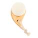 Beavorty face Brush Deep Cleaning Facial Brush Wood Facial Brush Skin Care Brush face Cleansing Device Facial Scrub Brush Face Washing Brush Facial Wooden Beech Handle Body Brown 8.5X5.5X4.7CM