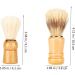 Minkissy 6 STK Bartbrush Razor Brush for Men | Salon Quality Haircase & Shaving Tools | Durable Wood & Nylon Wool Friseur Neck Brush - Buy Online on GoSupps.com