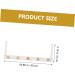 STOBAZA Rear The for Home Rack Door Hanging Organizer Back Over Towel Hook Punch- Clothing Punch 50X8cm White - Buy Online on GoSupps.com