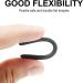 Zeaybsr Silicone Anti-Slip Coats - 4 Pairs Universal Glasses Hinge Repair Parts (Black & White) | Durable & Slipproof Cover for Eyewear - Buy Online on GoSupps.com