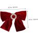 Beaupretty Big Hair Bow Women Bow Barrettes Big Bowknot Barrettes French Style Hair Accessories Bows Hair Accessories Ribbon Bows Hair Clips Hair Bow Clips bow velvet bow Horizontal clip - Buy Online on GoSupps.com