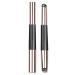 Afurl Lip Exfoliating Brush Silicone Lip Applicator Silicone Makeup Applicator Multipurpose Silicone Lip Oil Brush with Lid Double Head Makeup Applicator for Concealer Eyeshadow Lip Gloss black