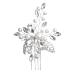 Ipetboom Hair Accessory 1 PC Alloy Hair Comb Hair Clip Simple Bridesmaid Hair Accessories