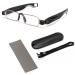 GHARAZ Foldable Mini Reading Glasses for Men Women Portable Modern Presbyopia Glasses (Color : Black Size : 2.0+) 2.0+ Black