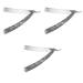 Beaupretty 3 Stk Manual Razor Men Razor Manual Safety Razing Bart Restrator made of stainless steel safety razor for men steel beard Razor Tool Metal Miss Graux3st 1 piece (1 Pack)