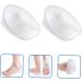 FOMIYES Heel Pads - 4 Pairs U-Shaped Cushions for Men & Women | Heel Protectors & Heightening Inserts for Comfortable Shoes - Buy Online on GoSupps.com