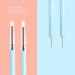 HUSHUI 2 Set Dual Tipped Nail Art Dotting Pen Silicone Head Nail Art Sculpture Polish Carving Pen - Buy Online on GoSupps.com