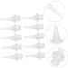 PartyKindom 10pcs Ear Cleaning Disposable Tips Safe Ear Irrigator Nozzle for Adults - Buy Online on GoSupps.com