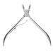 Silver Stainless Steel Nail Dead Skin Clipper with Beveled Mouth for Easy Cuticle and Hangnail Trimming Professional Manicure Pedicure Tool for Nail Art Salon and Home