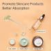 CUEA Face Massaging Derma Roller Aluminum Alloy Face Massaging Roller for Home Use for Hands Head - Buy Online on GoSupps.com