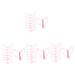 Beavorty Plastic Eyebrow Stencil 12 sets Brown of Beginners Replaceable with Handles and Brow Wear-resistant Eye Girls Shaper Eyebrow Shaping Tool 1 count (Pack of 1) Pinkx4pcs
