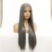 Medium Long Straight Hair Wig Set | Front Lace Monochrome Chemical Fiber Wig for International Shipping - Buy Online on GoSupps.com