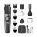 Six in Electric Hair Clipper Electric Hair Clipper Multifunctional Hair Clipper Electric Hair Clipper As shown Gray