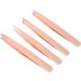 Slant Tip Tweezer Small Size Stainless Steel Tweezer Rose Gold Anti-Rust for Makeup Lovers Performence Makeup - Buy Online on GoSupps.com