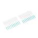 200pcs Soft Interdental Brushes - Silicone Head Dental Floss Toothpick with Case for Oral Care (Green) | International Shipping - Buy Online on GoSupps.com